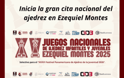 Boletín 1: Arranca la gran fiesta del ajedrez en Ezequiel Montes