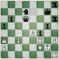 Posición táctica del torneo Olimpiada Nacional de Ajedrez 2025 - Juegan Blancas