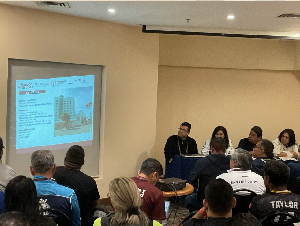 Junta técnica de la Olimpiada Nacional de Ajedrez 2025