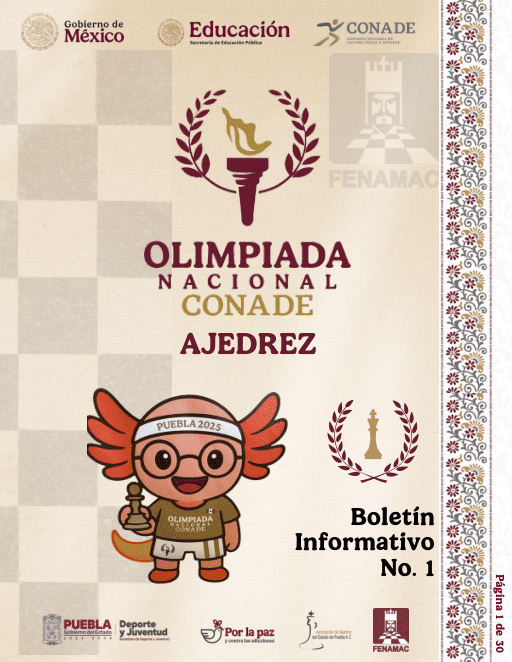Arranca la Olimpiada Nacional CONADE de Ajedrez 2025 en Puebla