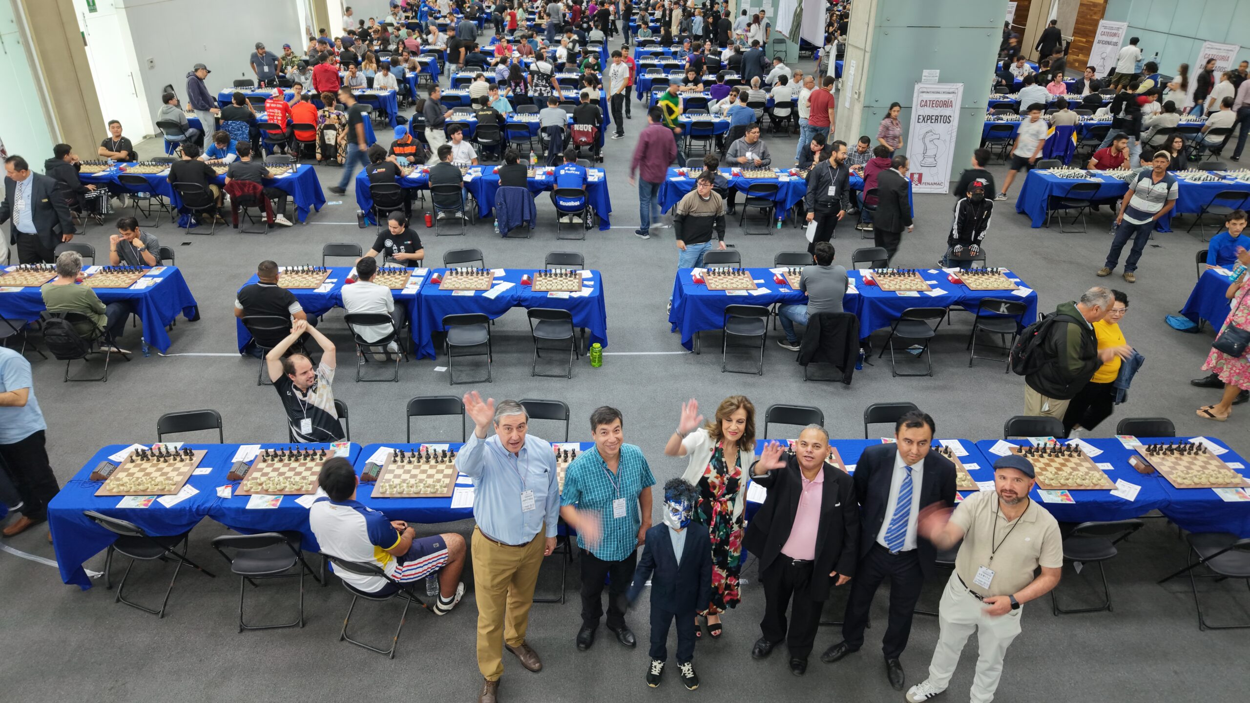 Diputada presente en el torneo