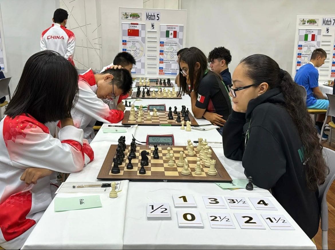 Equipo mexicano durante la segunda ronda