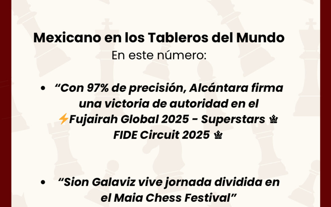 Boletín 2: Mexicanos en los Tableros del Mundo