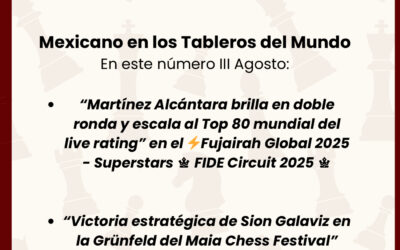 Boletín 3: Mexicanos en los Tableros del Mundo