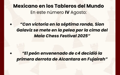 Boletín 4: Mexicanos en los Tableros del Mundo