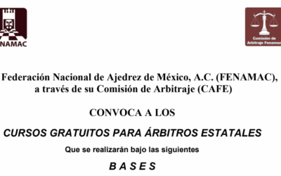 Convocatoria: Cursos Gratuitos para Árbitros Estatales (G2)