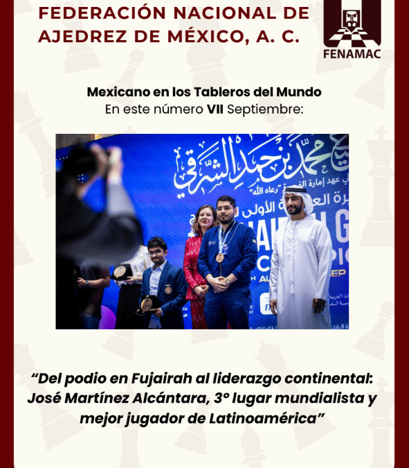 Boletín 7: ¡Hazaña Histórica! Martínez Alcántara 3er Lugar Mundialista