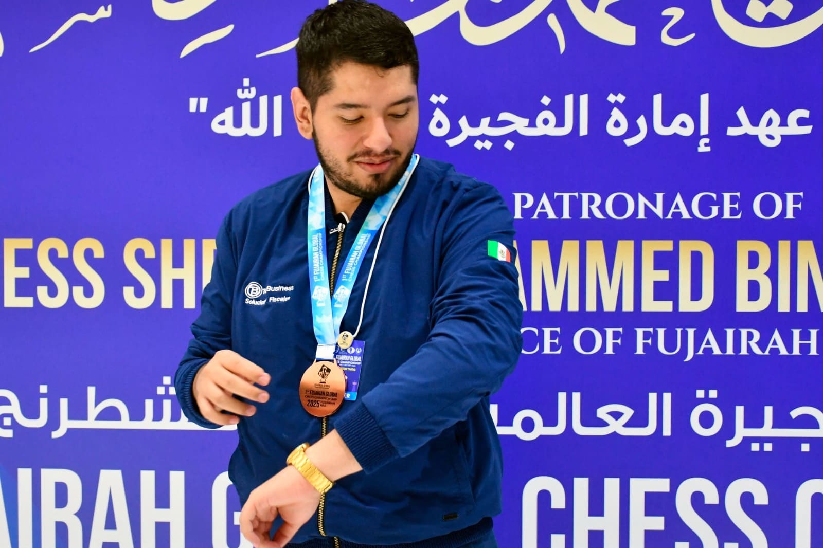 Premiación del GM José Eduardo Martínez Alcántara