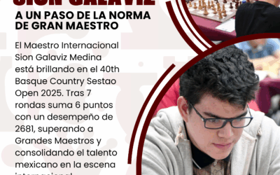 Sion Galaviz, a un paso de la Norma de Gran Maestro