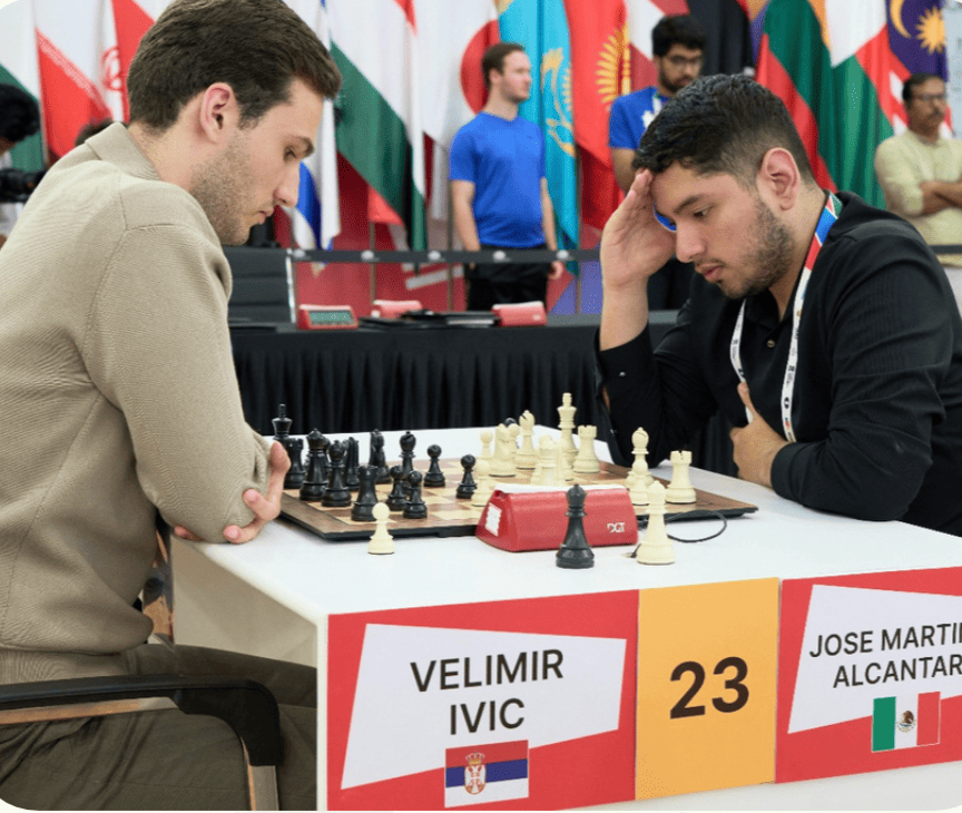 Partida Martínez Alcántara vs Velimir Ivic