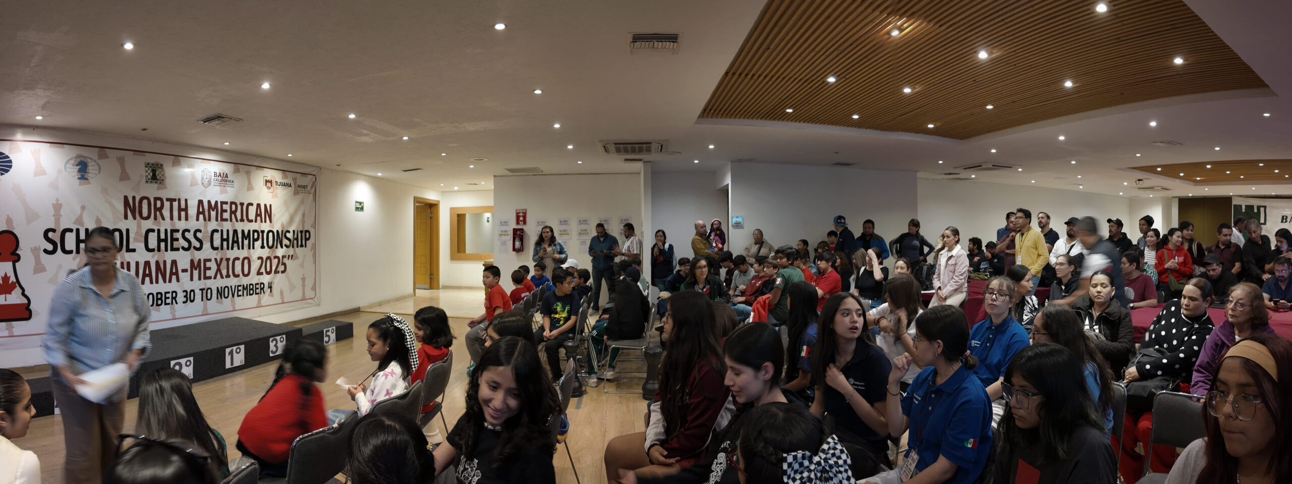 Vista panorámica del Campeonato Norteamericano Escolar en Tijuana