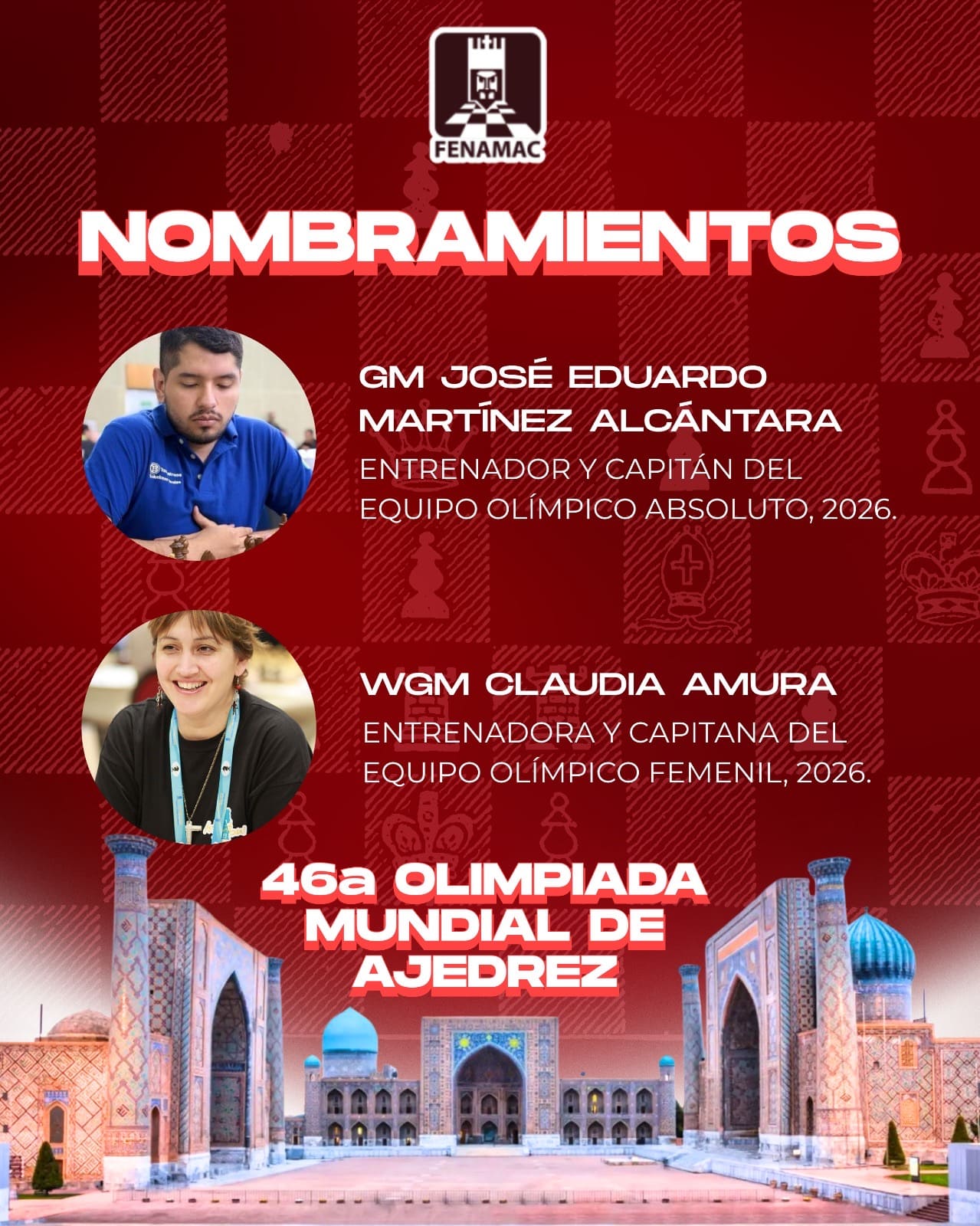 Comunicado FENAMAC: Nombramiento de Entrenadores Olímpicos