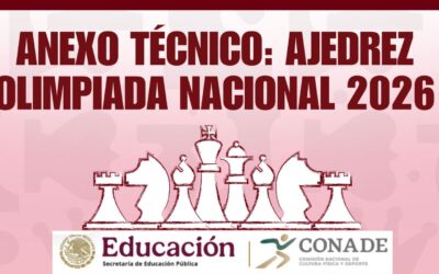 Anexo Técnico Oficial: Ajedrez Olimpiada Nacional CONADE 2026