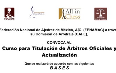 Convocatoria: Curso de Arbitraje Puebla 2026
