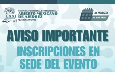Comunicado Oficial: Inscripciones Presenciales Querétaro 2026