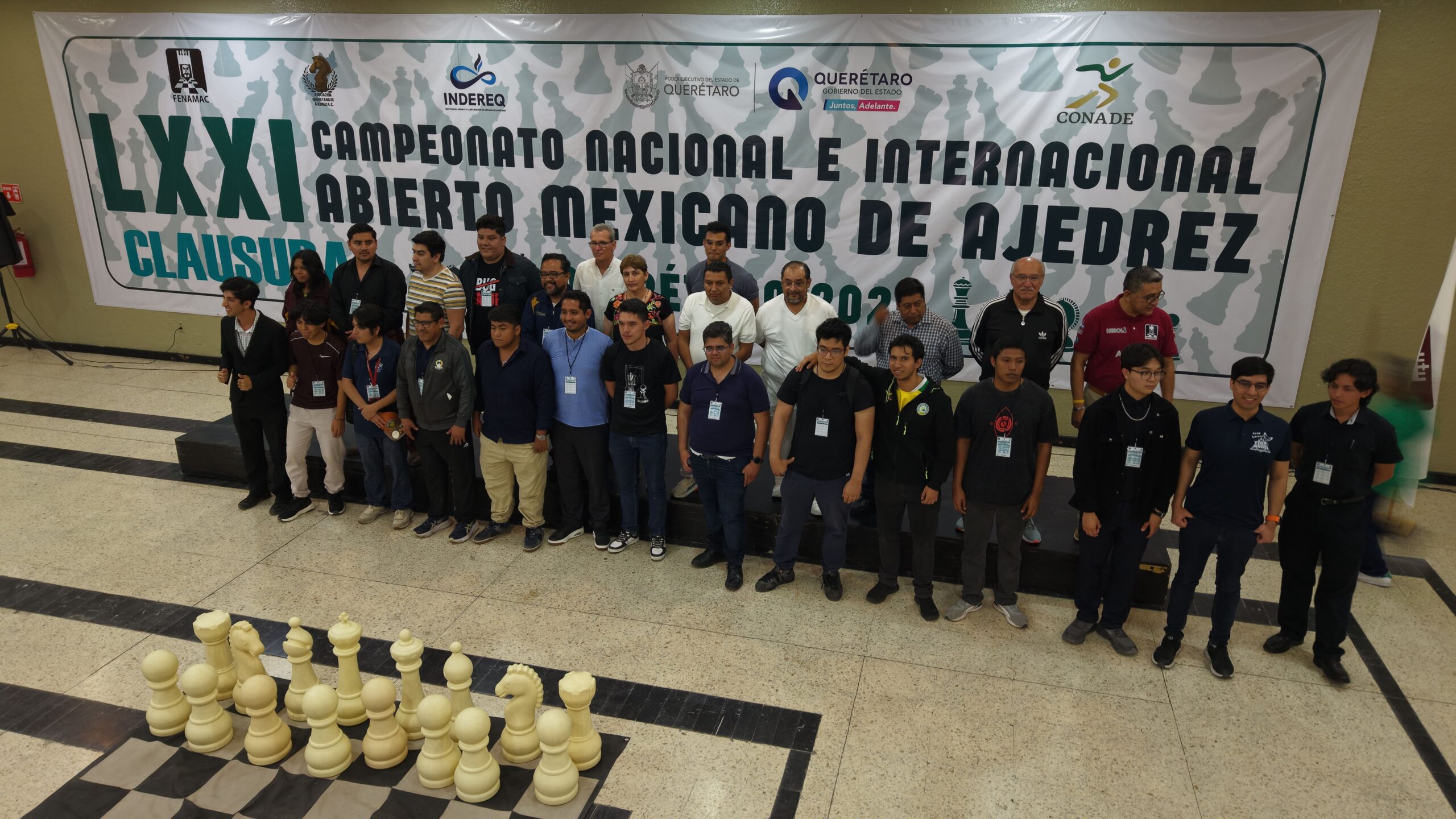 Ganadores Categoría Avanzados del Campeonato Nacional de Ajedrez Querétaro