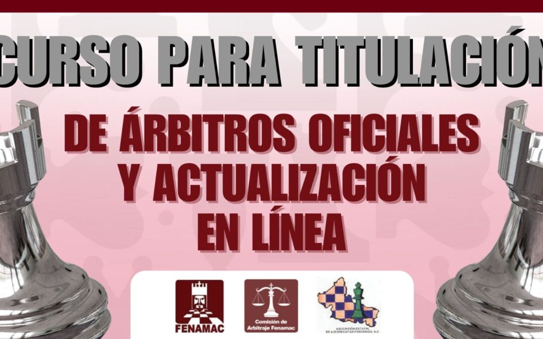 Curso para Titulación de Árbitros Oficiales y Actualización (En Línea) 2026