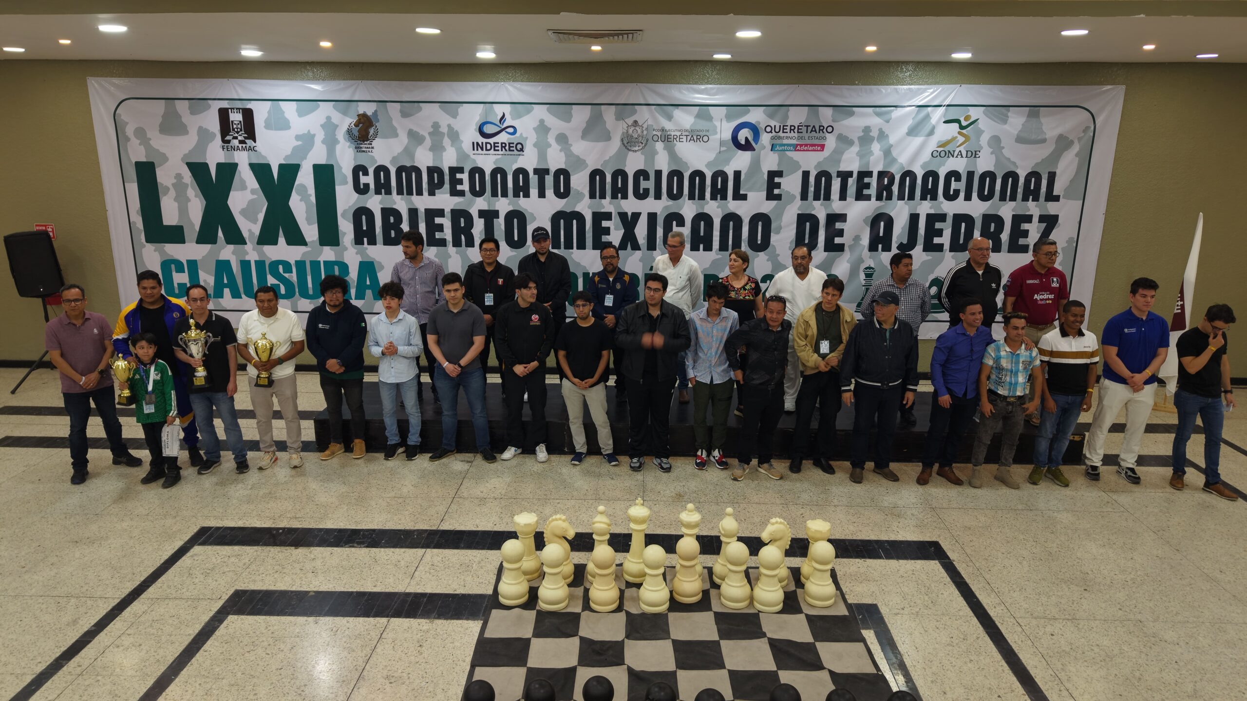 Medallero general por estado en el Nacional Abierto Querétaro 2026
