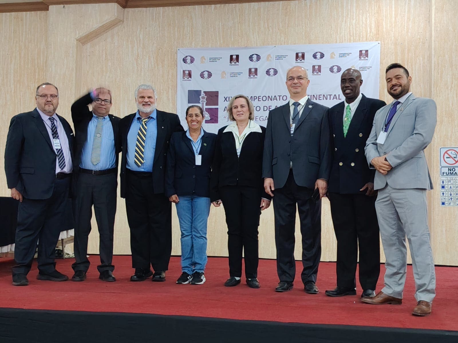 Equipo de arbitraje del XIX Campeonato Continental Absoluto 2026