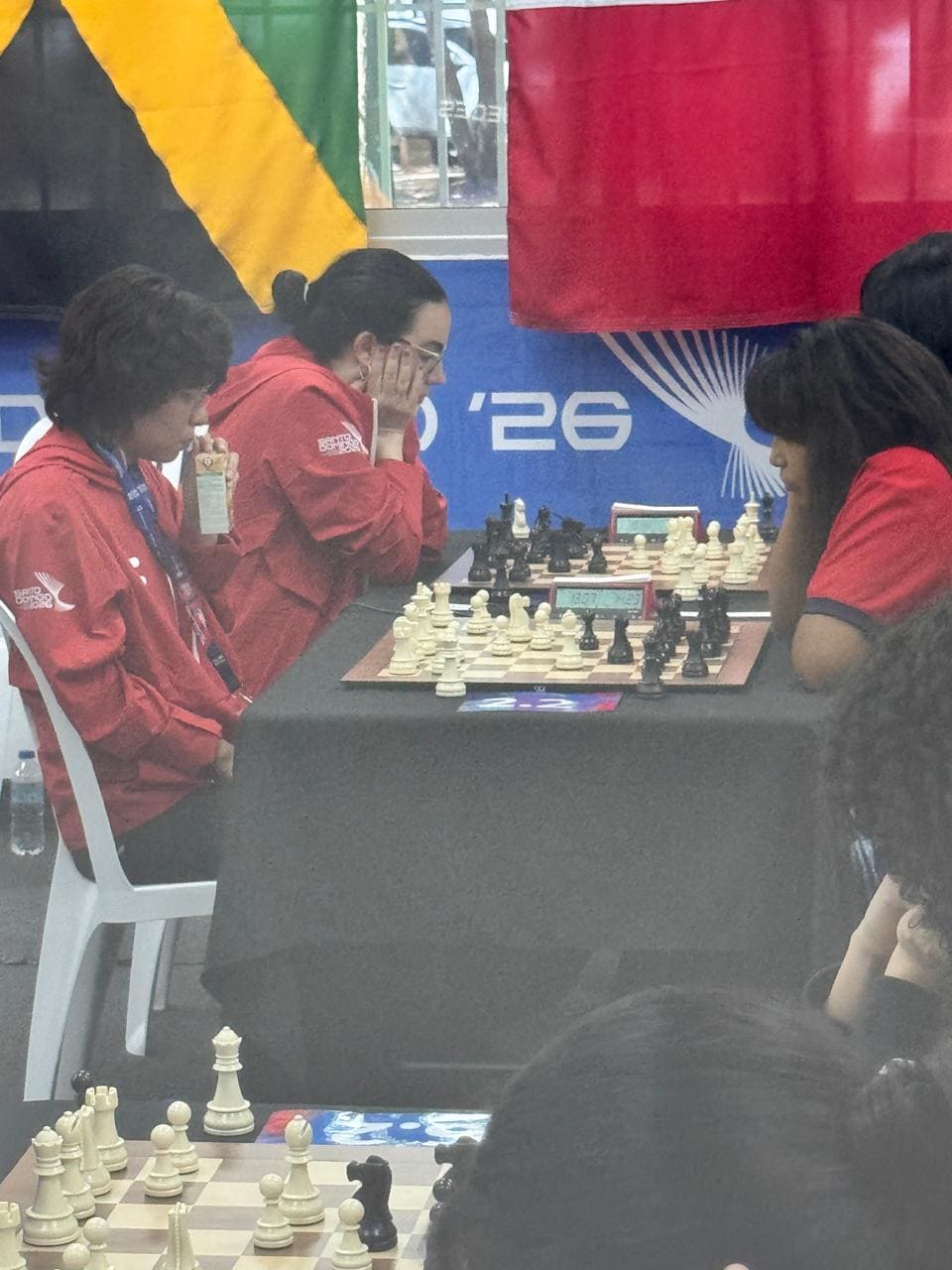 Representantes femeniles de México en los XXV JCC Santo Domingo 2026: WIM Zenia Corrales Jiménez y WFM Guadalupe Montaño Vicente
