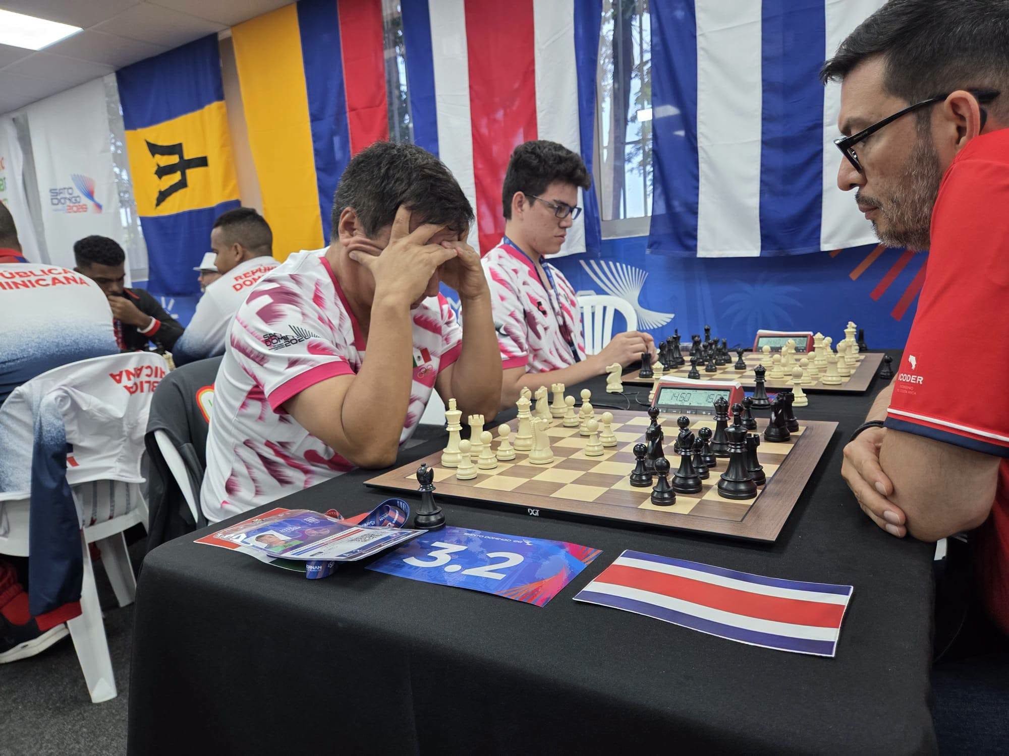 Selección varonil mexicana de ajedrez en los XXV JCC Santo Domingo 2026: GM Gilberto Hernández Guerrero y GM Sion Galaviz Medina