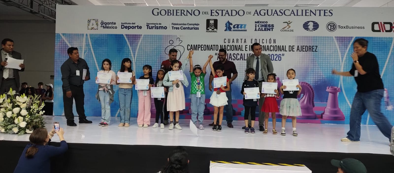Premiación IV Campeonato Ajedrez Aguascalientes 2026