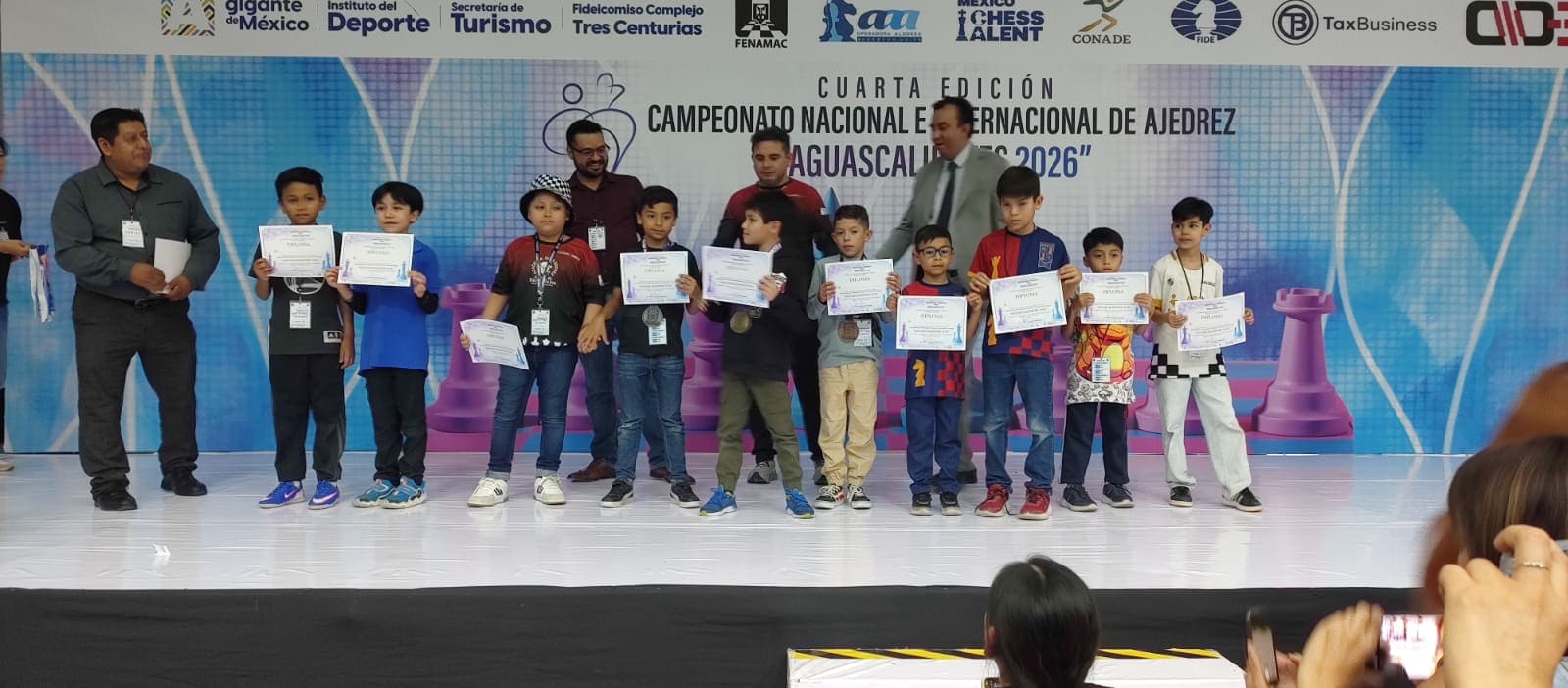 Premiación IV Campeonato Ajedrez Aguascalientes 2026