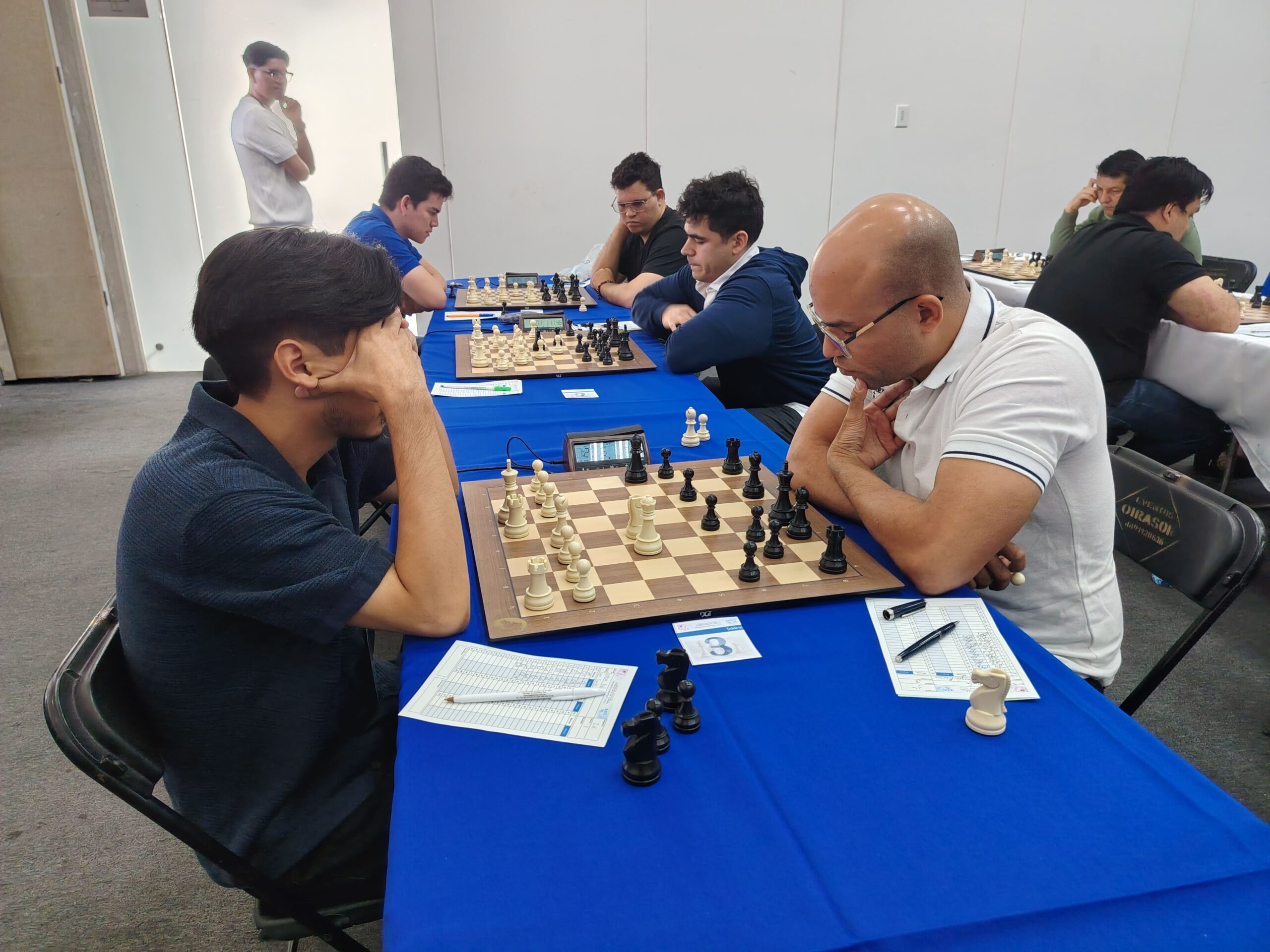 Primeras mesas de la categoría Internacional IV Campeonato Nacional e Internacional Ajedrez Aguascalientes 2026