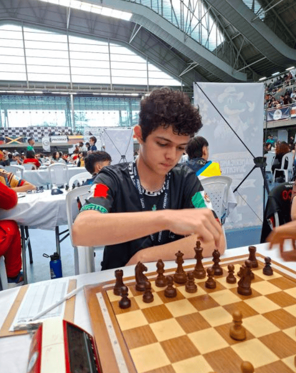 Rodrigo Borjón Garza — Sub-16 Absoluta con victorias ante rivales de 2000+ en el Festival Panamericano Medellín 2026
