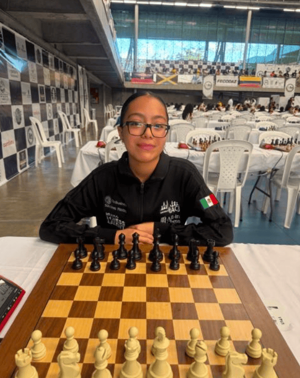WCM Mia Fernanda Guzmán García — Sub-14 Femenil invicta con 4.5 puntos en el Festival Panamericano Medellín 2026
