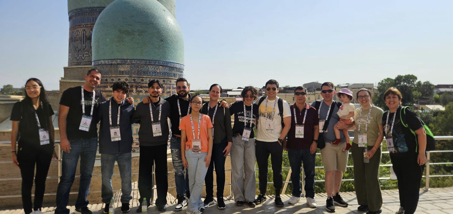 Delegación mexicana durante su estancia en la 46ª Olimpiada Mundial de Ajedrez FIDE, Samarcanda 2026