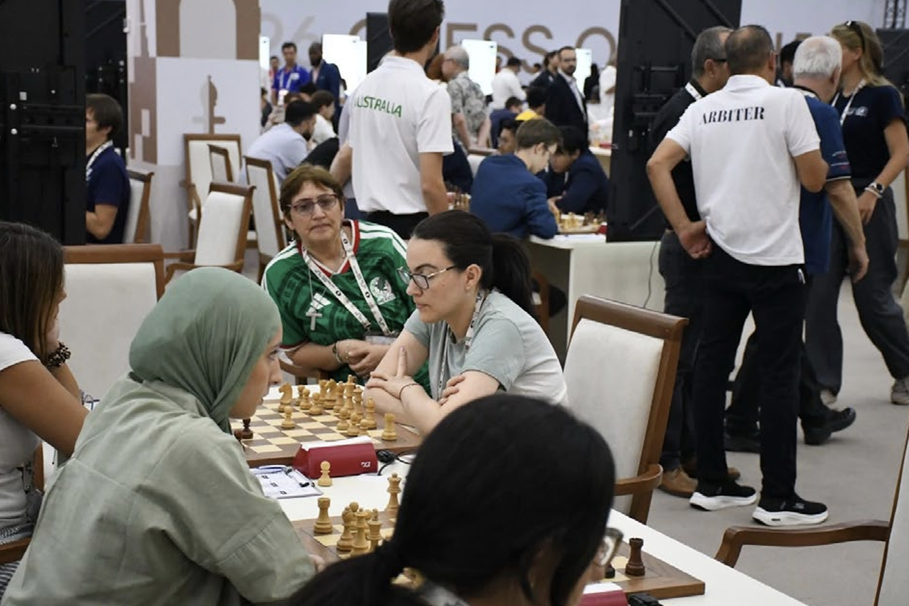 La capitanía mexicana acompaña de cerca el desarrollo de la competencia en la 46ª Olimpiada Mundial de Ajedrez FIDE, Samarcanda 2026